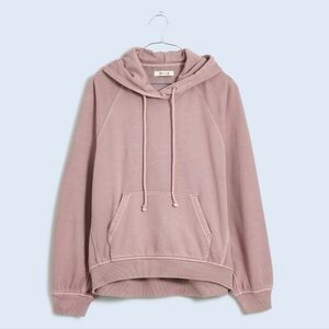 Nwt Madewell Terry Raglan Hoodie In Mauve Size xs